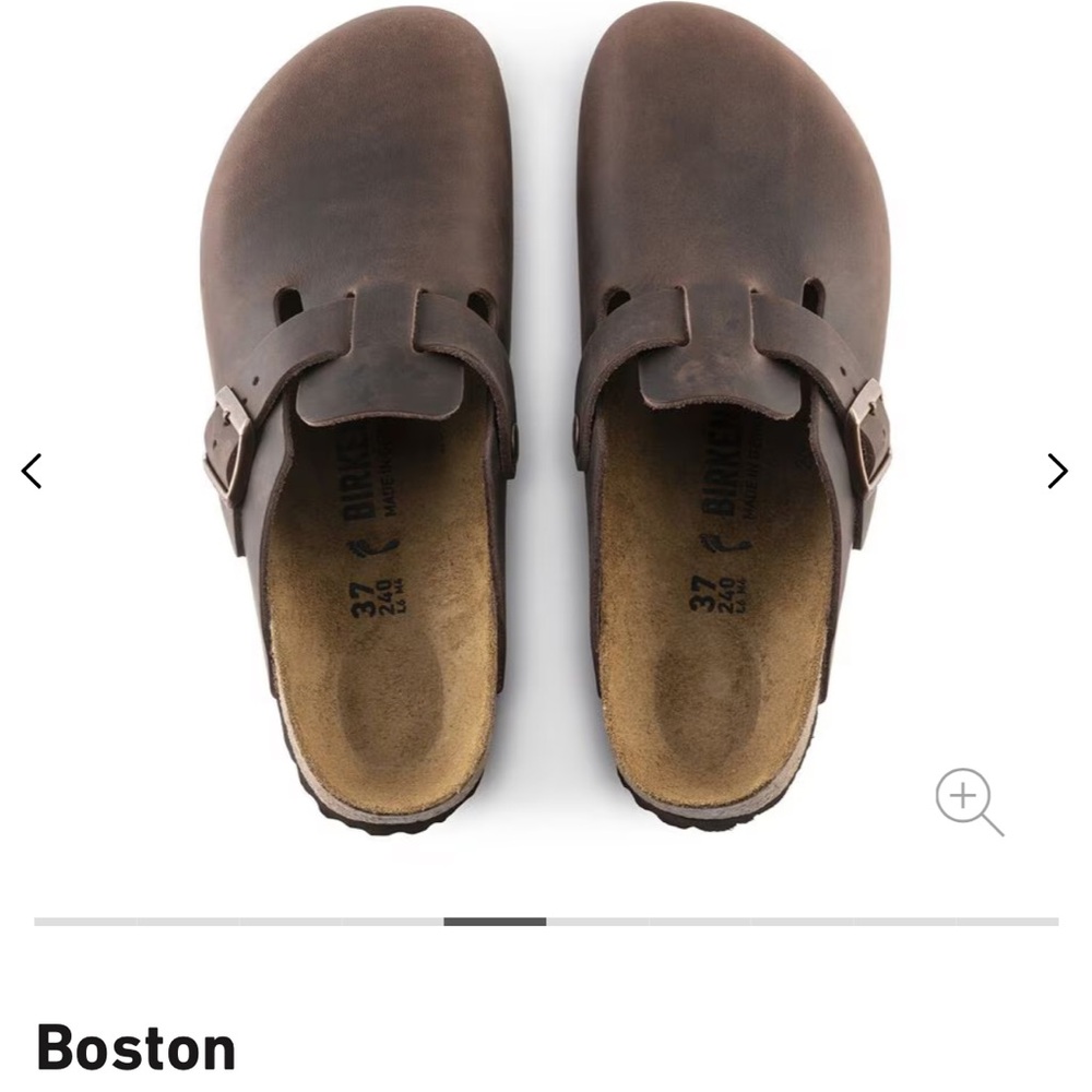 Birkenstock Boston Dark Brown Loafers